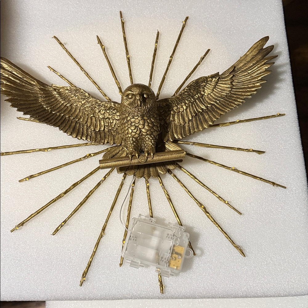 Pottery Barn Teen Harry Potter Hedwig Light Up Tree Topper BNIB - Picture 4 of 10